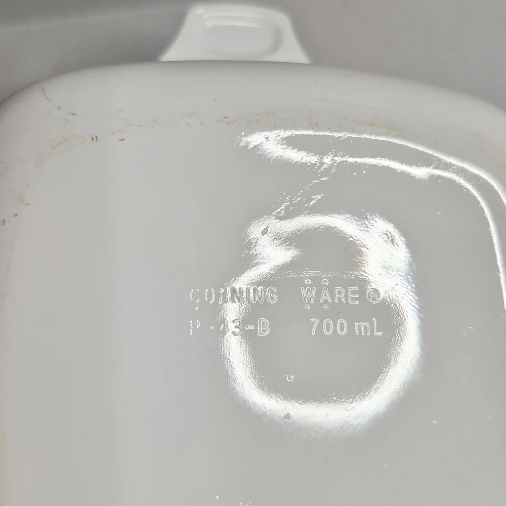 Vintage Corning Ware Pastel Bouquet Casserole Dish P-43-B Pyroceram‎ Floral